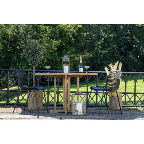 Rootz Branson Garden Chair - Outdoor Seating - Patio Chair - Durable & UV-Resistant - Stackable Design - 55x46.5x82 cm