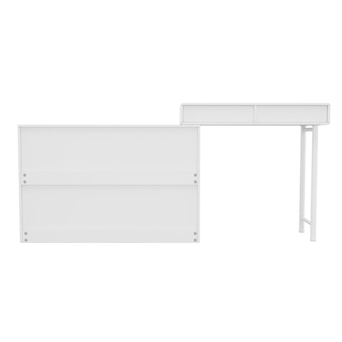 Rootz Dressing Table - Vanity - Makeup Table with Storage - Efficient Space Solution - 200cm x 40cm x 85cm