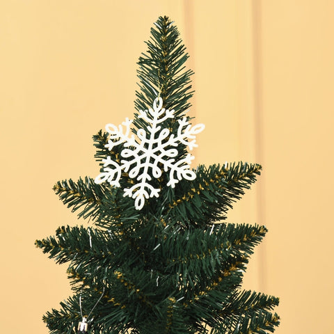 Rootz Christmas Tree - Lifelike - Slim Design - Easy Assembly - 180cm Height - Ø56x180 cm - Realistic 380 Branches - Sturdy Steel Base