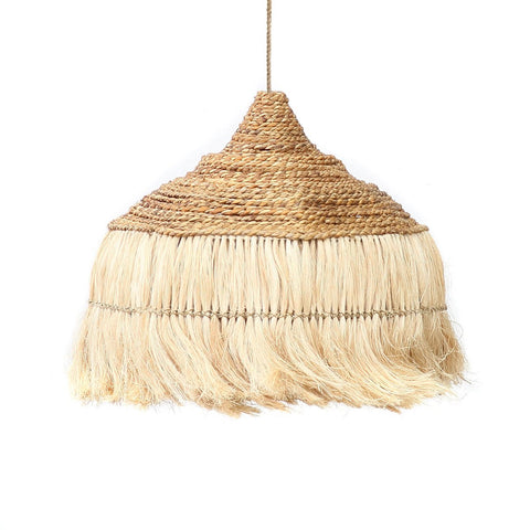 Rootz Abaca Hoola Pendant - Light Fixture - Ceiling Lamp Shade - Boho Style - 50cm x 50cm x 50cm
