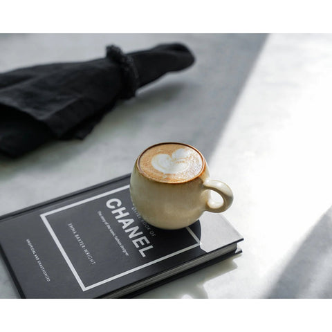 Rootz Cascais Espresso Cup Set - Ceramic Cups - Coffee Mugs - Chip-Proof - 9cm x 6cm x 5cm (Set of 6)