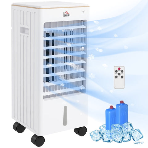 Rootz Portable Air Conditioner - Cooler - Humidifier - Ventilator - Quiet - Wide Coverage - 22.5cm x 24.5cm x 53.5cm. Freshen up rooms up to 20㎡!