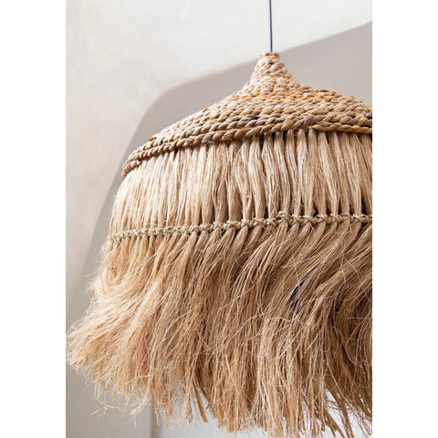 Rootz Abaca Hoola Pendant - Light Fixture - Ceiling Lamp Shade - Boho Style - 50cm x 50cm x 50cm