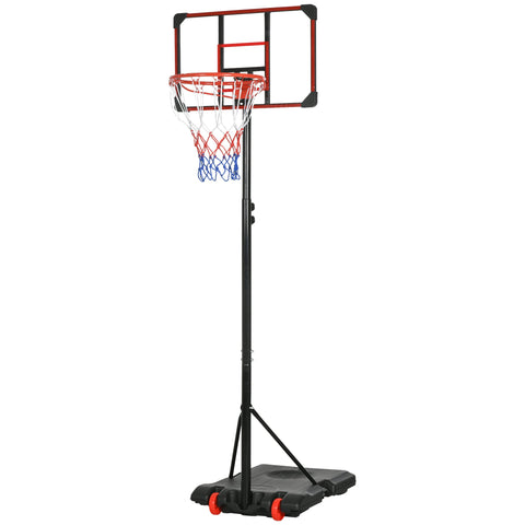 Rootz Outdoor Basketball Hoop - Portable Hoop - Adjustable Stand - Enhances Basketball Skills - 71cm x 46cm Backboard