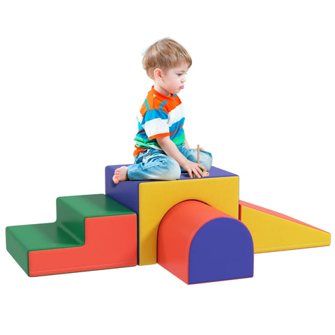 Rootz Soft Building Block Set - Foam Play Blocks - Children's Learning Toys - Safety Padding - 150cm x 50cm x 39cm