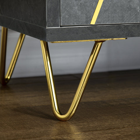 Rootz TV Furniture TV Bench - TV Cabinet - Entertainment Center - Storage Solution - 147cm x 35cm x 52cm - Cable Management