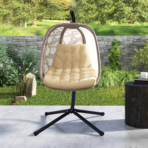 Rootz Outdoor Seat Cushion - Patio Cushion - Weather-Resistant Cushion - Comfort Support - 120cm x 100cm x 8cm - Brown