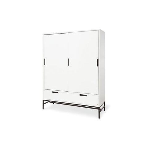 Rootz Nursery Set - Cot Bed - Extra Wide Changing Unit - Large Wardrobe - Versatile Design - 145cm x 75cm x 95cm, 140cm x 77cm x 96cm, 140cm x 52cm x 187cm