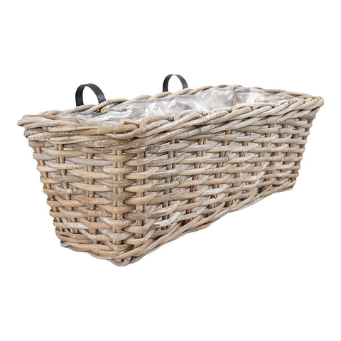 Rootz Batu Hanging Planters - Woven Planters - Rustic Bohemian Decor - Natural Beauty - 60x20x23 cm