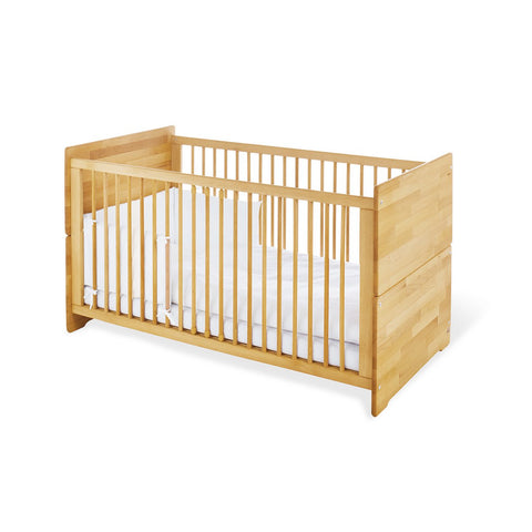 Rootz Nursery 'Natura' 3 Piece Set - Baby Furniture - Nursery Set - Solid Beechwood - Cot 144x77x80cm, Unit 140x78x101cm, Wardrobe 141x63x182cm