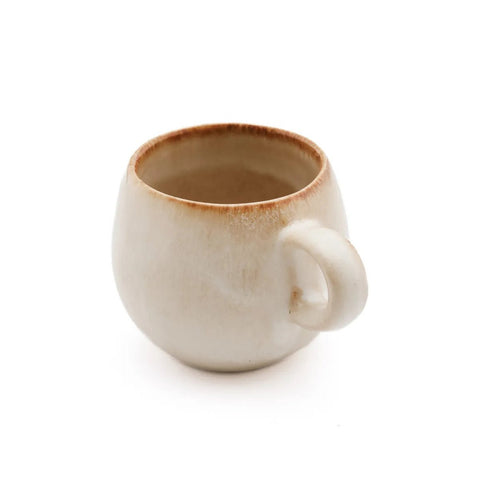 Rootz Cascais Espresso Cup Set - Ceramic Cups - Coffee Mugs - Chip-Proof - 9cm x 6cm x 5cm (Set of 6)