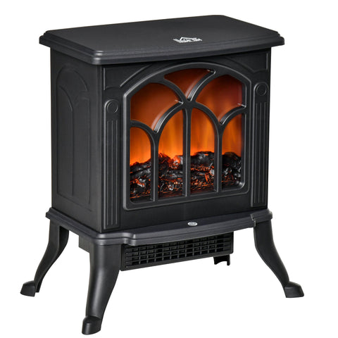 Rootz Electric Fireplace - Heater - Flame Effect - Cozy Ambiance - 37.3L x 23.1W x 44H cm