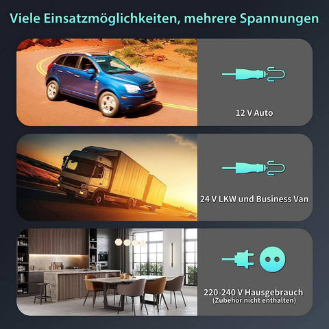 Rootz 40L Portable Car Fridge Freezer - Electric Cooler - 2-In-1 Cooling & Freezing - Compressor Cooling - USB Port - Low Noise - 65.2cm x 46.5cm x 37.8cm