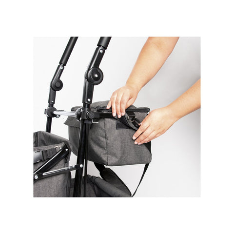 Rootz Folding Handcart - Collapsible Wagon - Portable Cart - Brake System - 120cm x 56cm x 67cm with Sunroof 99cm
