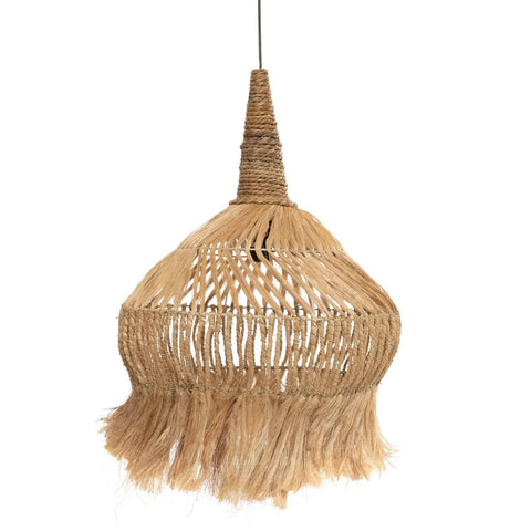 Rootz Hippy Tipi Pendant Light - Natural Lamp - Tropical Hanging Light - Magical Light Patterns - 50cm x 70cm x 50cm