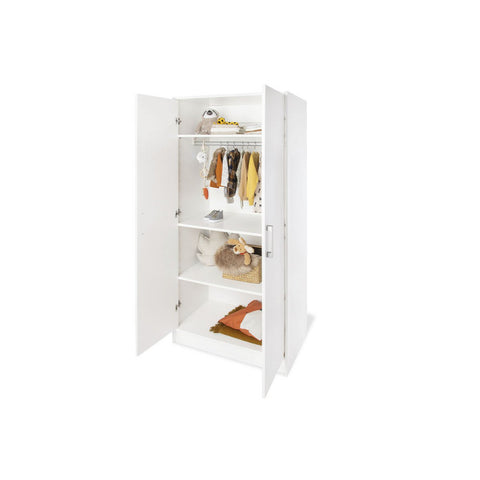 Rootz Nursery Viktoria 3-Piece Set - Cot Bed - Changing Unit - Wardrobe - Convertible Junior Bed - Cot 144x76x83cm, Mattress 140x70cm, Unit 100x75x90cm