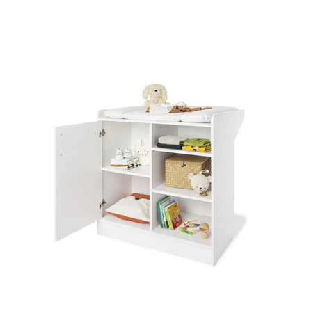 Rootz Viktoria Changing Unit - Nursery Dresser - Baby Change Table - Removable Attachment - 88cm x 75/44cm x 90cm