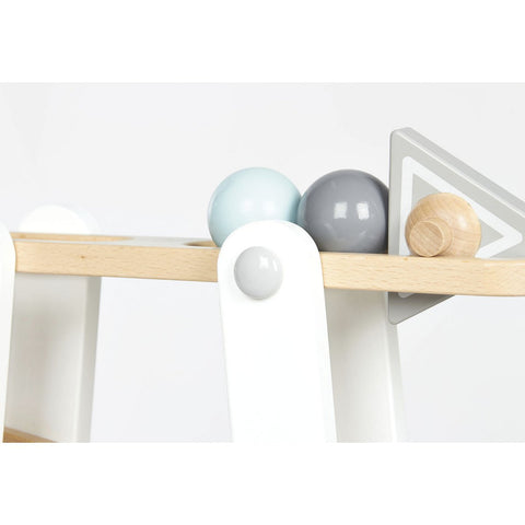 Rootz Kuno Marble Run - Wooden Track - Kids Ramps - Engages Creativity - 68cm x 25cm x 56cm