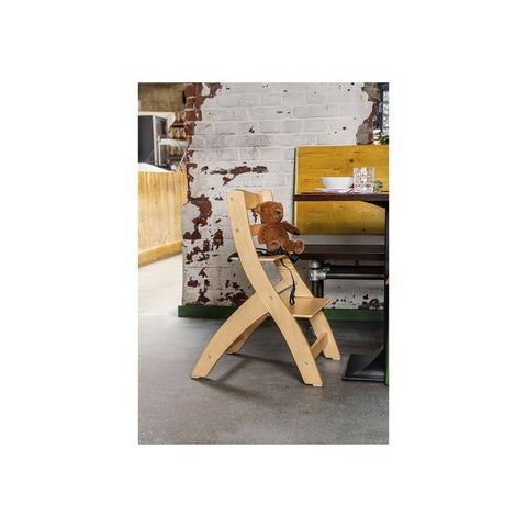Rootz Thilo Step Chair - Adjustable High Chair - Solid Wood Chair - Grows with Child - 46cm x 64cm x 79cm