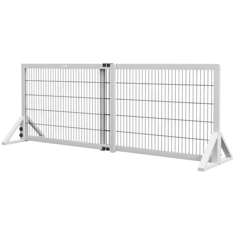 Rootz Dog Guard Protective Gate - Pet Safety Fence - Adjustable Barrier - Maximum Safety - 101-181 cm x 44 cm x 67 cm