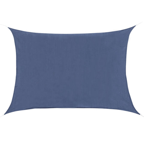 Rootz Rectangular Shade Sail - Sun Shelter - Canopy - UV Protection - 6m x 4m