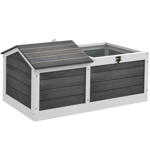 Rootz Small Turtle Enclosure Cage - House for Turtles - Pet Habitat - Privacy & Security - 86cm x 54cm x 43cm