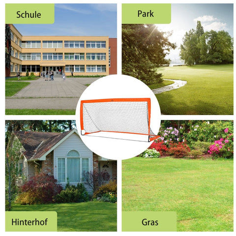 Rootz Football Goal Set - Soccer Net - Portable Goal - Interactive - Lightweight - 183cm x 90cm x 90cm