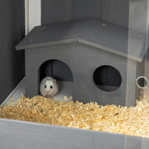 Rootz Hamster Cage - Dwarf Hamster Enclosure - Rodent Habitat - Safe & Stable - 82cm x 45cm x 81cm