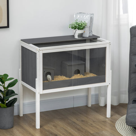 Rootz Hamster Cage - Dwarf Hamster Enclosure - Rodent Habitat - Safe & Stable - 82cm x 45cm x 81cm