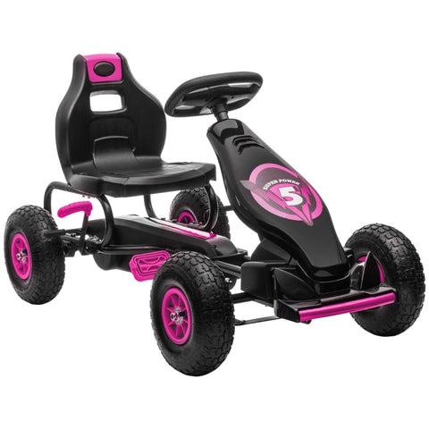 Rootz Kids Go-Kart - Pedal Car - Child's Ride-On - Boosts Coordination - 121cm x 58cm x 61cm