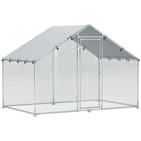 Rootz Chicken Run - Poultry Pen - Fowl Enclosure - Secure & Durable - 3m x 1.7m x 1.9m