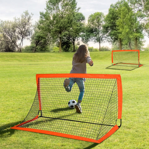 Rootz Football Goal Set - Soccer Net - Portable Goal - Interactive - Lightweight - 183cm x 90cm x 90cm