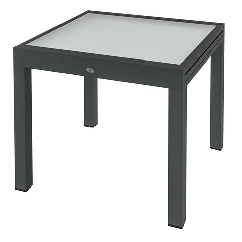 Rootz Extendable Garden Table - Dining Table - Outdoor Table - Space-Saving Design - 160 x 80 x 75 cm