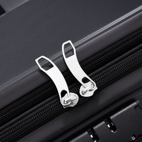 Rootz 3 Piece Suitcase Set - Luggage Set - Travel Baggage - TSA Locks - Sizes M: 37x21x48cm, L: 42x28x58cm, XL: 50x32x69cm