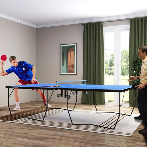 Rootz Table Tennis Table - Ping Pong Table - Foldable Table - Convertible - Full Size - 274cm x 152.5cm x 76cm