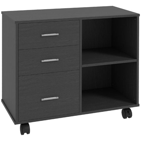 Rootz Printer Stand Office Organizer - Printer Cart - Filing Cabinet - Durable Use - 80cm x 40cm x 65cm