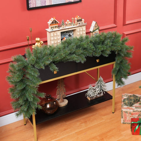 Rootz Christmas Garland - Artificial Pine - Festive Decor - Flame Retardant - 1.8m x 30cm x 30cm