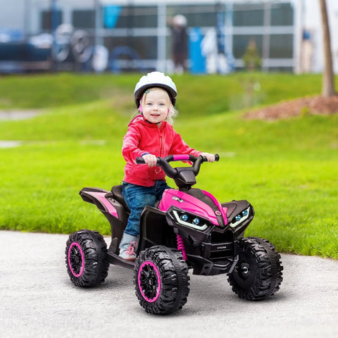 Rootz Electric Children's Quad - Kids ATV - Ride-On Toy Car - LED Headlights - MP3 Player - 83cm x 53cm x 55.5cm