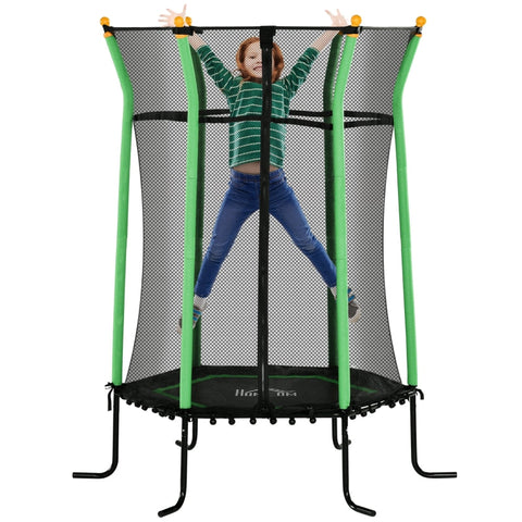 Rootz Children's Trampoline - Kids Jumping Trampoline - Safety Trampolines - Balance Training - Ø163.5cm x 190cm H