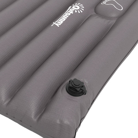 Rootz Air Mattress for Camping - Foldable Mattress - Self-Inflating Bed - Waterproof - 195cm x 70cm x 10cm