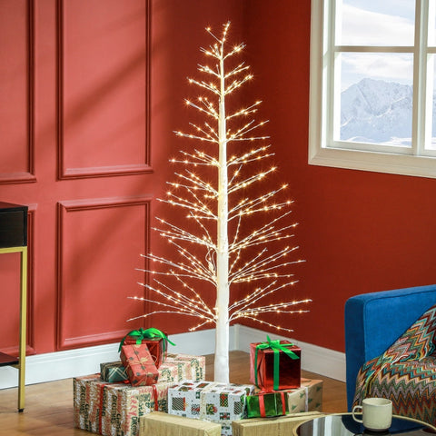 Rootz LED Tree of Lights - Lighted Tree - Artificial Light Tree - Warm White LED Lights - Realistic Bark Texture - Indoor & Outdoor - 150cm x 21cm x 21cm