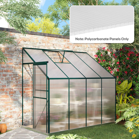 Rootz 14 Polycarbonate Honeycomb Panels - UV Resistant - Thermal Insulation - 121L x 61W cm - Ideal for Greenhouses & Outdoor Canopies