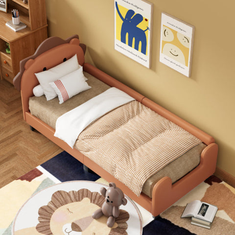 Rootz Lion-Shaped Children's Bed - Kids' Bed - Toddler Bed - Stimulates Imagination - 214cm x 109cm x 95cm