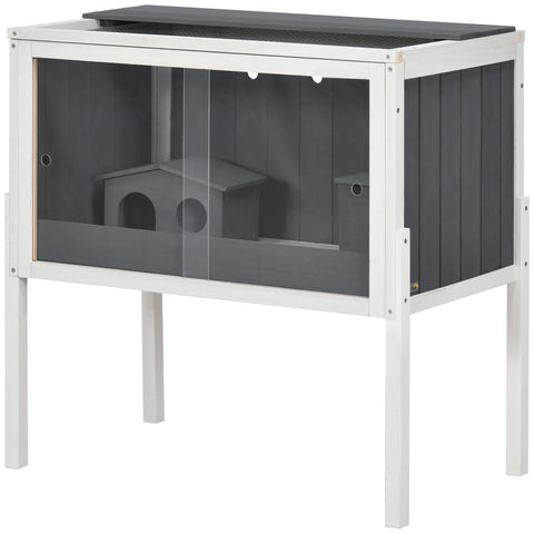 Rootz Hamster Cage - Dwarf Hamster Enclosure - Rodent Habitat - Safe & Stable - 82cm x 45cm x 81cm