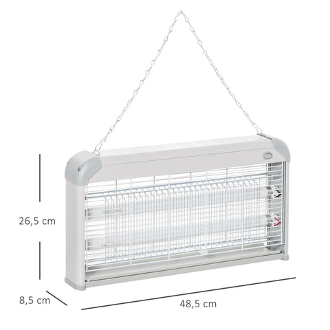 Rootz UV Insect Lamp - Mosquito Lamp - Electric Fly Trap - Chemical-Free - 48.5L x 8.5W x 26.5H cm