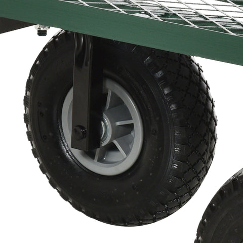 Rootz Garden Cart - Transport Cart - Hand Truck - 150kg Capacity - Foam Handle - 94L x 48.5W x 100H cm