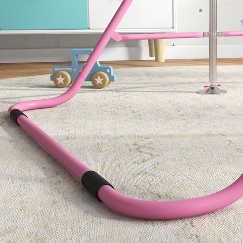 Rootz Children's Gymnastics Bar - Folding Exercise Bar - Adjustable Training Bar - Height Adjustable 88-128 cm - 154cm x 106.2cm x 88.5-128.5cm