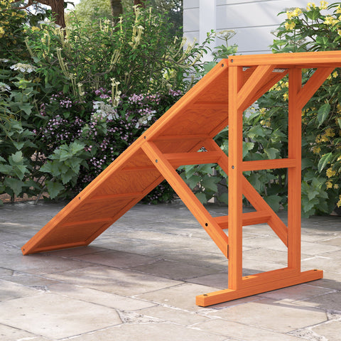 Rootz Agility Dog Ramp - Training Course - Non-Slip Pet Ramp - Weatherproof Wood - Confidence Boost - 325cm x 55cm x 69cm