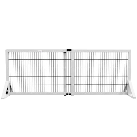Rootz Dog Guard Protective Gate - Pet Safety Fence - Adjustable Barrier - Maximum Safety - 101-181 cm x 44 cm x 67 cm