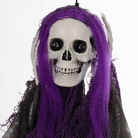 Rootz Halloween Skeleton Ghosts - Haunted House Decor - Scary Hanging Ghosts - High Quality Materials - 40cm x 10cm x 110cm, 30cm x 10cm x 90cm, 60cm x 17cm x 200cm
